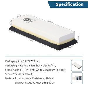 240 # & 2000 # # קורונדום חד צדדית, אבן שוט מקצועי למטבח וסכין שף - Product Image 5