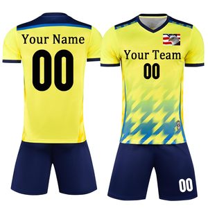 Maglia da Calcio Personalizzata OEM, Stampa Digitale, Set Completo, Asciugatura Rapida, Spandex/Poliestere, Estiva, Collo a O, Aderente con Tasche - Product Image 3