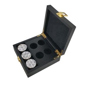 4หลุมไม้ที่กำหนดเอง <span class=keywords><strong>Nespresso</strong></span> แคปซูลกล่องกาแฟ - Product Image 6