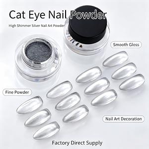 Pigmento Magnético Transparente para Uñas, Efecto Ojo <span class=keywords><strong>de</strong></span> Gato, Cuentas <span class=keywords><strong>de</strong></span> Vidrio Transparentes, Sin Tono Gris, para Salón <span class=keywords><strong>de</strong></span> Uñas, Esmalte <span class=keywords><strong>de</strong></span> <span class=keywords><strong>Gel</strong></span> UV - Product Image 6