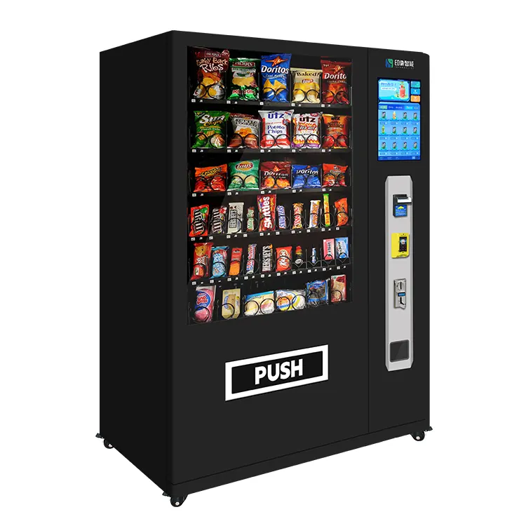 Distributeurs automatiques Offres Spéciales de station service Distributeurs automatiques à pièces pour des sucreries et des boissons avec des écrans