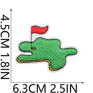 Vente chaude : Patchs <span class=keywords><strong>de</strong></span> golf thermocollants faits main, brodés à la machine, série sport pour casquette, tissu comme matériau principal, pour terrain <span class=keywords><strong>de</strong></span> golf et club <span class=keywords><strong>de</strong></span> golf - Product Image 5