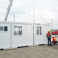 PTH – Maisons conteneurs modulaires en panneaux sandwich d'acier de 20 pieds, livrées en kit, pour salon, installation rapide, isolation thermique – Vente directe usine