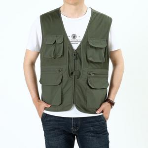 Gilet tattico da uomo ad asciugatura rapida gilet tattico ultraleggero da arrampicata con più tasche gilet da pesca primavera estate - Product Image 2