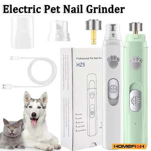 Cão elétrico <span class=keywords><strong>Nail</strong></span> Grinder <span class=keywords><strong>Pet</strong></span> <span class=keywords><strong>Nail</strong></span> Clipper USB Recarregável <span class=keywords><strong>Pet</strong></span> <span class=keywords><strong>Nail</strong></span> Trimmers Indolor com Polisher Roda para Pequenos/Grandes Animais - Product Image 5