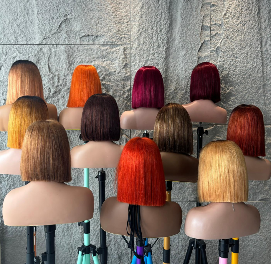 Perruques Bob Colorées