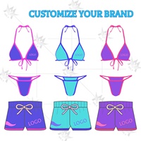 Ensemble de bikini deux pièces de haute qualité pour femme, couleur unie, par une entreprise manufacturière