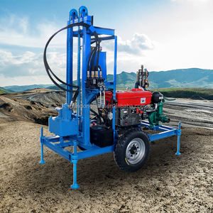 230m 디젤 엔진 동력 지질 탐사 드릴링 머신 유압 깊은 우물 드릴링 리그 코어 부품 - Product Image 6