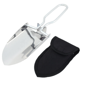 Truelle de jardin pliable multifonctionnelle en acier inoxydable, manche en aluminium, angle de lame de 100 à 110 degrés, pelle à glace portable pour l'extérieur - Product Image 6