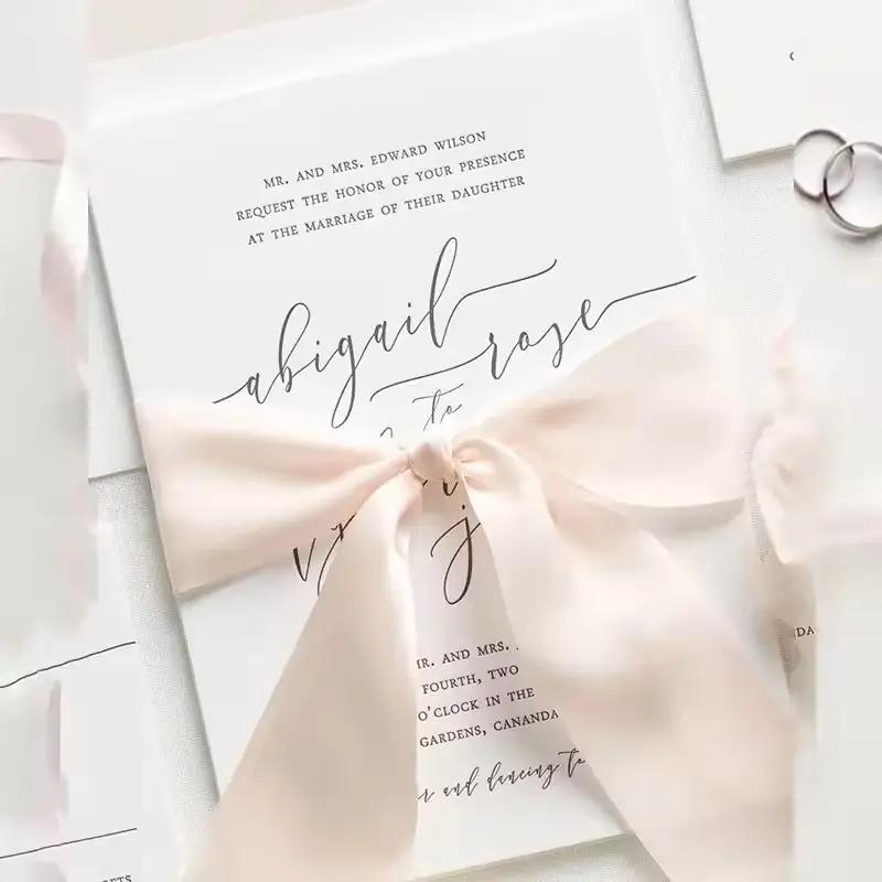 Individuelle luxuriöse Einladungskarte Druck beeindruckendes schönes Design Hochzeit Einladungskarte