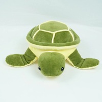Peluches géantes tortue verte en gros, coussin de dossier en peluche douce de dessin animé, jouets en peluche personnalisés