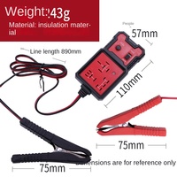 Le plus récent testeur de relais rouge 12V universel électronique détecteur de Circuit de voiture automobile vérificateur de batterie outil de réparation automatique