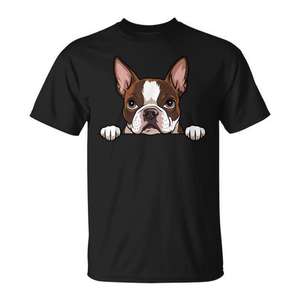 Camiseta con diseño de cachorro de Boston Terrier para amantes de los perros - Product Image 1