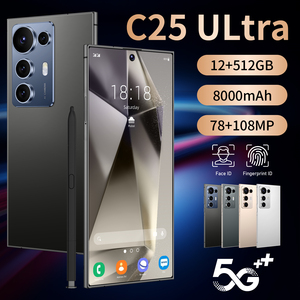 Teléfono c25 ultra 5G de bajo precio con pantalla grande de 7.3 pulgadas, 12+512 GB, batería de larga duración de 7800 mAh, carga rápida y cámara de belleza de 108 MP - Product Image 6