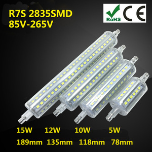 <span class=keywords><strong>Led</strong></span> R7S Ngô Bóng đèn ánh sáng ánh sáng Dimmable mờ 78mm 5W 118mm10w 135mm 12W 189mm <span class=keywords><strong>15W</strong></span> đến mui xe phát ra 360 độ - Product Image 2