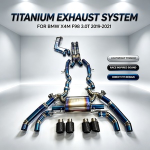 Tubos de Escape CatBack de Aleación de Titanio de Alta Calidad para BMW X4M F98 3.0T 2019-2021, Mejora el Par a Baja Velocidad al Arrancar - Product Image 1