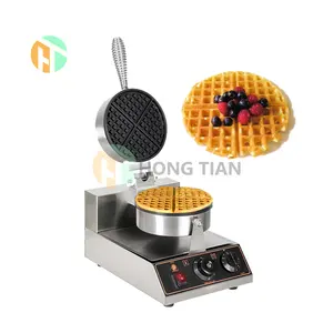 2023 Popular Multi function mini egg waffle makers commercial Commercial Electric ice cream waffle cone maker machine
