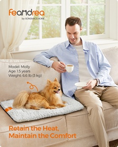 Fefandrea Antislip Huisdier Deken Voor Honden En Katten Machine Wasbare Hondenmatras Voor Krat Warm Hond Kat <span class=keywords><strong>Bed</strong></span> - Product Image 2