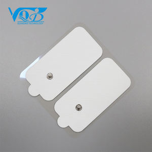 Électrodes <span class=keywords><strong>TENS</strong></span>/EMS en gel conducteur non tissé, grandes, 6x9 cm, approuvées CE, avec broches de 2,0 mm - Product Image 2