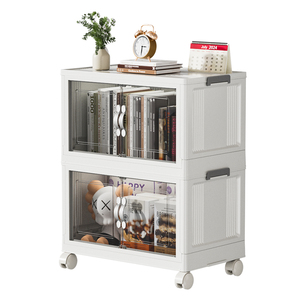 Gabinete Plegable de Plástico, Cajón de Almacenamiento, Montado EN LA <span class=keywords><strong>Pared</strong></span>, 15cm, Ajustable, Multiusos - Product Image 1