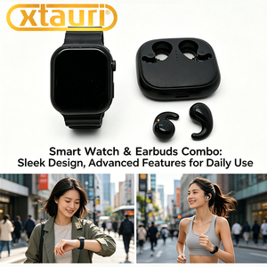 Montre connectée XTAURI avec réponse <span class=keywords><strong>WhatsApp</strong></span>, double paiement, navigation GPS, chargement sans fil, boîtier en alliage d'aluminium, autonomie de 7 jours - Product Image 4