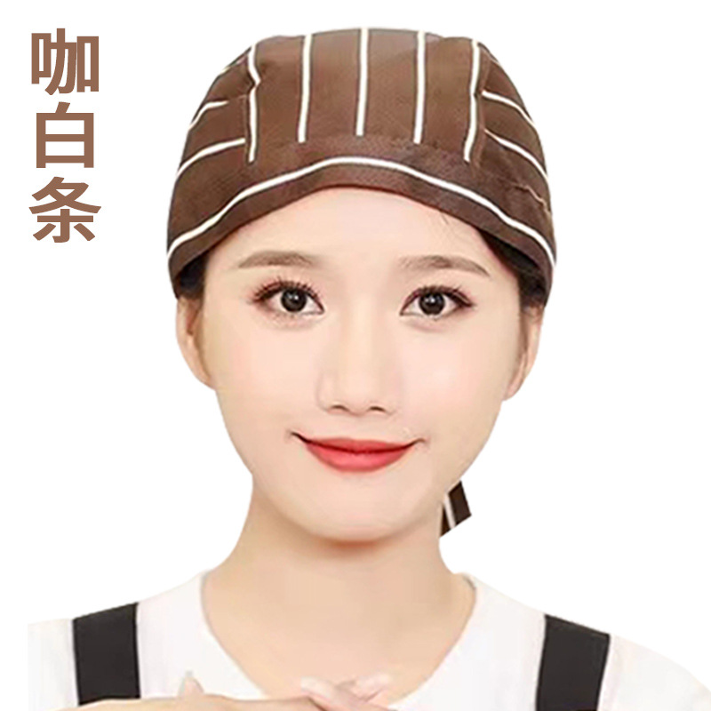 (Café rayures blanches) chapeau de pirate