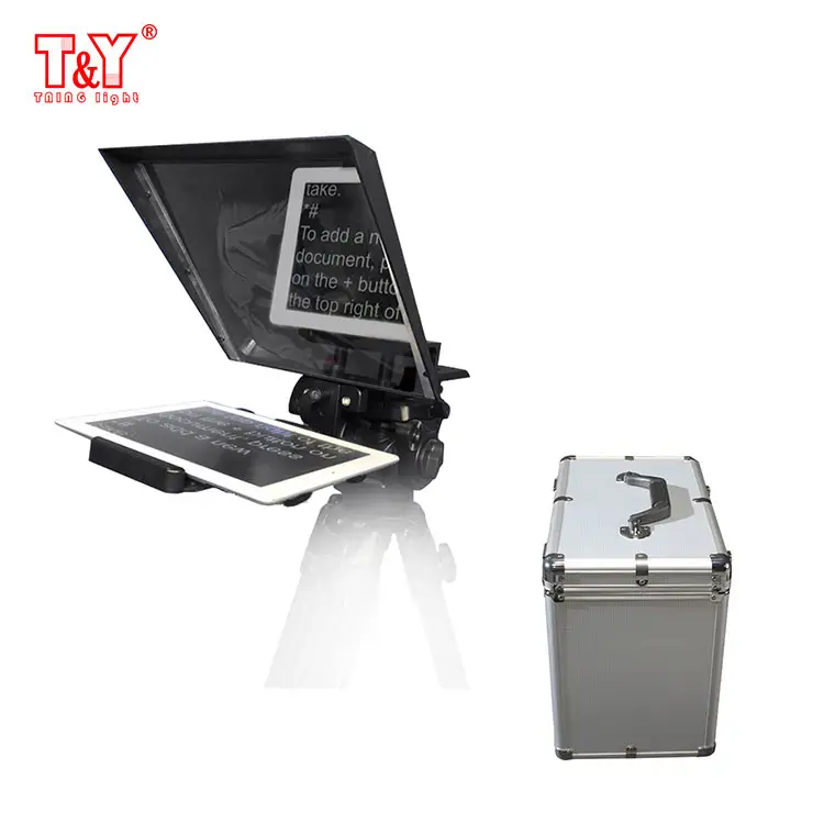 China fabricante tablet teleprompters teleprompter com bolsa de transporte