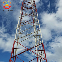 Communication 4 jambe Angle acier fer télécom 5g antenne Radio Wifi micro-ondes réseau tour