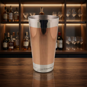 Stylish Eco-Friendly Modern Copper Finish <b>Stainless</b> Steel Boston <b>Glass</b> Shaker Metal Professional Bartending Home Entertainment - Product Image 2