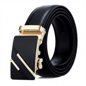 <span class=keywords><strong>Ceinture</strong></span> en cuir souple pour homme, décontractée et professionnelle, avec <span class=keywords><strong>boucle</strong></span> en cuivre, fabricant en stock, vente directe - Product Image 3