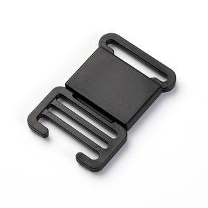 Boucle en plastique noire réglable de 30 mm pour sangle de sac à dos, accessoire de fixation - Product Image 3