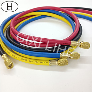 Tuyau de charge de réfrigérant pour <span class=keywords><strong>climatiseur</strong></span>, manomètre de collecteur, tuyau de charge AC R22 R134a R410A R32 pour réparation de réfrigération CVC - Product Image 3