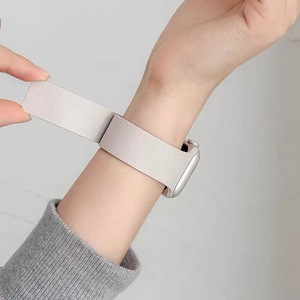 Bracelet de montre en silicone magnétique, aimant puissant, fermoir pliable, 38 40 41 42 44 45 46 49 mm, compatible avec <span class=keywords><strong>Apple</strong></span> <span class=keywords><strong>Watch</strong></span> Series 1 à 11 Ultra 1 2 3 - Product Image 4