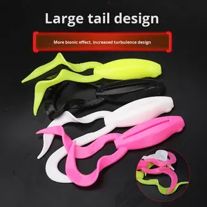Leurre de pêche en plastique TPE durable Thunder Frog, appât flottant simulé pour la pêche au mandarin, appât souple pour la pêche à la carpe, cible pour la pêche au black bass - Product Image 5