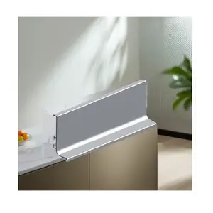 Custom 6000 Series Aluminum Kitchen Cabinet Profile Square Gola Design Anodized Alloy 6063 3-6 Meters or Customized