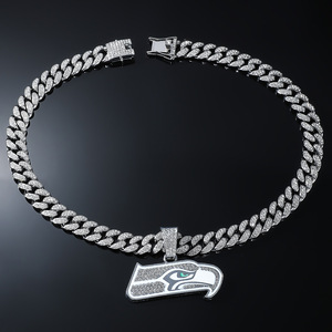 Nuevo Collar con Colgante de Cabeza de Búho Chapado en Oro y Plata, Estilo Hiphop Personalizado, Collar Moderno y Genial para Hombre, Joyería de Moda al por Mayor - Product Image 4