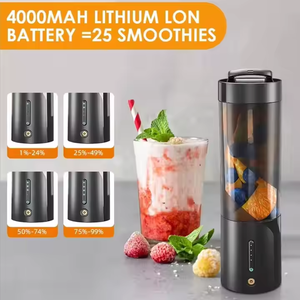 Licuadora Portátil Mini de Alta Calidad de 450 ml, Licuadora Eléctrica de Mano con Batería, Vaso para Smoothies, Uso en Autocaravanas, Alimentación por USB - Product Image 5