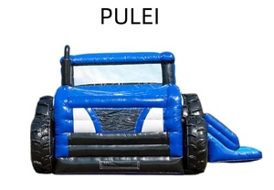 Château gonflable 3D stéréoscopique Tracteur Bleu, Design Attrayant, Plusieurs Modes de Jeu, Trampoline Commercial de Qualité Supérieure - Product Image 4