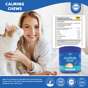 Complément alimentaire en granulés à croquer pour chats, probiotiques pour soutenir la santé immunitaire et digestive - Emballage personnalisable - Product Image 3