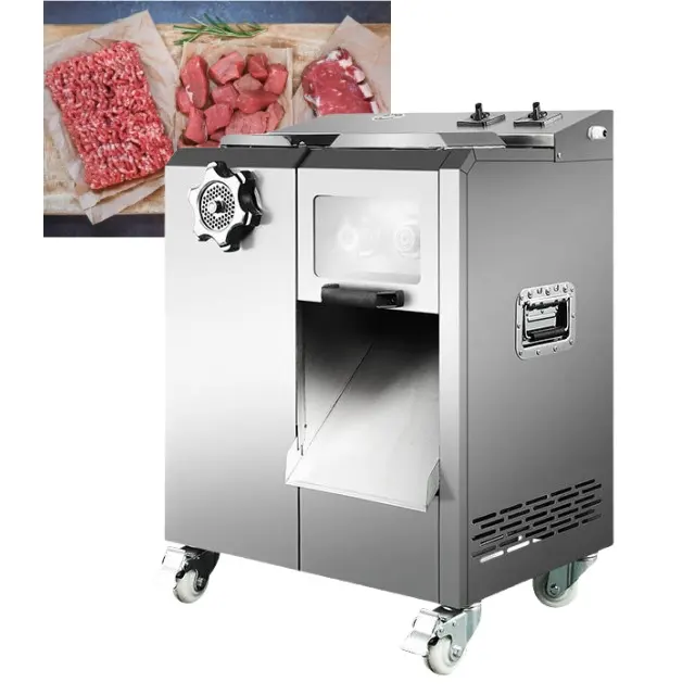 Industrial Commercial Electric Chicken Fish Bone Beef Meat Mince Mincer Mincing Grinding Machine Electric Meat Grinder