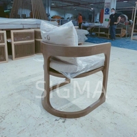 Ensemble table à manger et chaises d'extérieur en teck pour jardin et patio Ensemble de meubles en bois massif Ensembles de salle à manger