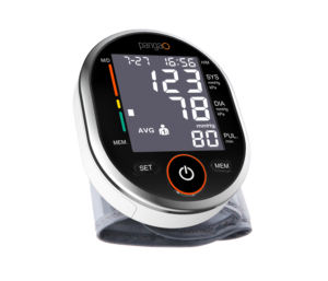 Tensiómetro Digital Portátil Automático, Esfigmomanómetro de Muñeca, <span class=keywords><strong>Monitor</strong></span> de Presión Arterial - Product Image 2