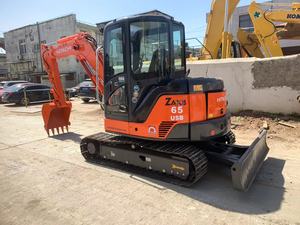 Mini-excavatrice sur chenilles Hitachi ZX65USB ZX60 ZX50 ZX55 ZX120 ZX200, excavatrice compacte avec moteur et boîte de vitesses d'origine japonaise - Product Image 5