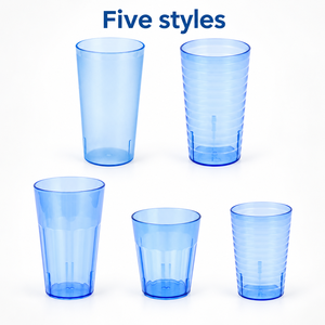 Gobelets en plastique incassables, sans BPA, transparents, colorés, empilables pour restaurants, hôtels et fêtes - Product Image 2