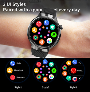 Vòng AI thông minh bằng giọng nói không dây sạc sức khỏe giám sát thể thao tập thể dục watch4 đồng hồ 4 Pro Đồng hồ thông minh Smartwatch - Product Image 2