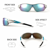 Lunettes de sport OEM ODM TR90 UV400 photochromiques, protection UV, polarisées, pour le cyclisme, la course à pied et les activités de plein air