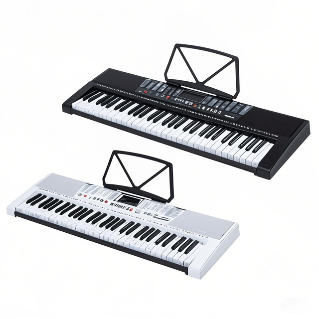MK-2108 Factory Custom Logo 61-Keys Electronic Piano Keyboard Synthesizer for Students Beginners Music Player