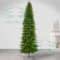 Sapin de Noël artificiel en cèdre de 3,6 m de haut, de haute qualité, coloré et éclairé, en matériaux PE+PVC, fournisseur en gros OEM