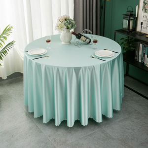 Kích Thước Tùy Chỉnh Chất Lượng Cao Dệt Hiện Đại Thổ Cẩm Vải Màu Rắn Vòng Khăn Trải Bàn Cho Khách Sạn Sử Dụng - Product Image 4