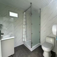 Prix d'usine Douche mobile de luxe publique extérieure préfabriquée Salle de bain mobile Toilette portable préfabriquée